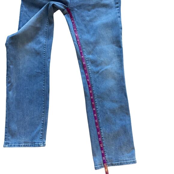 Hudson Jeans Womens Sz 6 Blue Straight leg Crop Ankle Mid rise Preppy Classicore - Picture 7 of 11